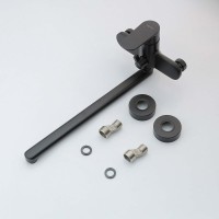 Смеситель с длинным изливом для ванны AQUATEK Ника AQ1833MB матовый черный