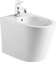 Биде напольное AQUATEK Бетта AQ1276-00 глянцевое белое