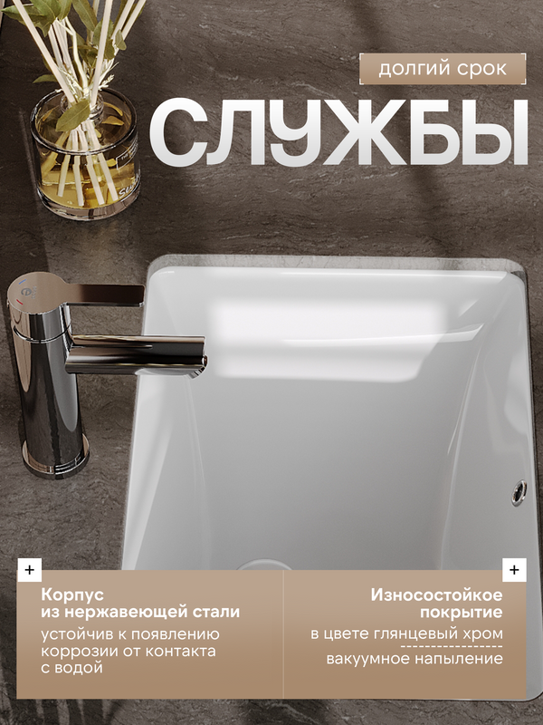 Смеситель для раковины Agger Easy A3102100 хром глянцевый