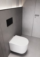 Унитаз подвесной Boheme Flow 969-SET-W Унитаз подвесной Boheme Flow 969-SET-W