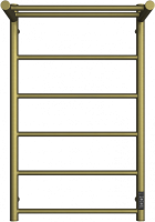 Полотенцесушитель электрический Двин Fj neo 80х50, состаренная бронза, с полкой