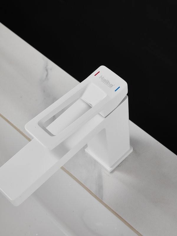 Смеситель для раковины Haiba HB10732-8 белый