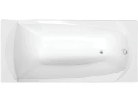 Акриловая ванна 1MarKa Elegance Стандарт 2 150x70 см, встраиваемая, белая, с каркасом, со сливом-переливом