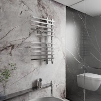 Полотенцесушитель электрический Bauedge Wind R 60х100, нержавеющая сталь полированная