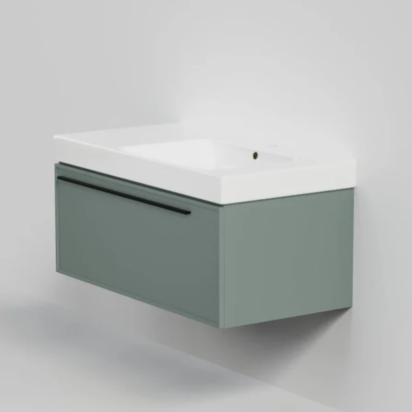 Тумба с раковиной La Fenice Elba 90 подвесная, grigio, раковина Cubo 90 R