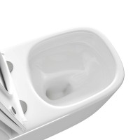 Унитаз-компакт напольный AQUATEK Optima Plus Square AQ4451-00 безободковый, с микролифтом