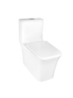 Унитаз-моноблок напольный AZARIO Stoun AZ-1109 глянцевый белый
