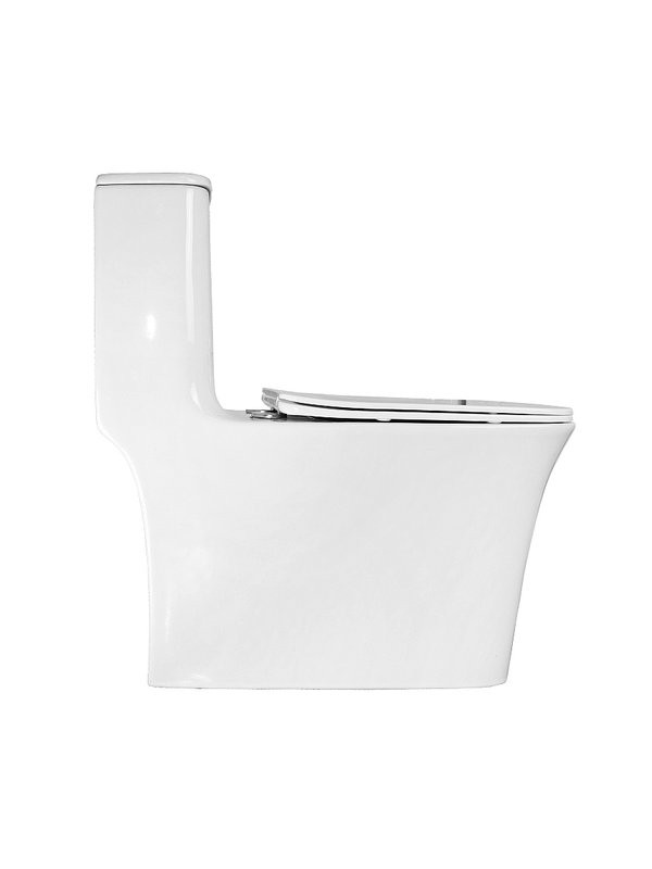 Унитаз-моноблок напольный AZARIO Stoun AZ-1109 глянцевый белый