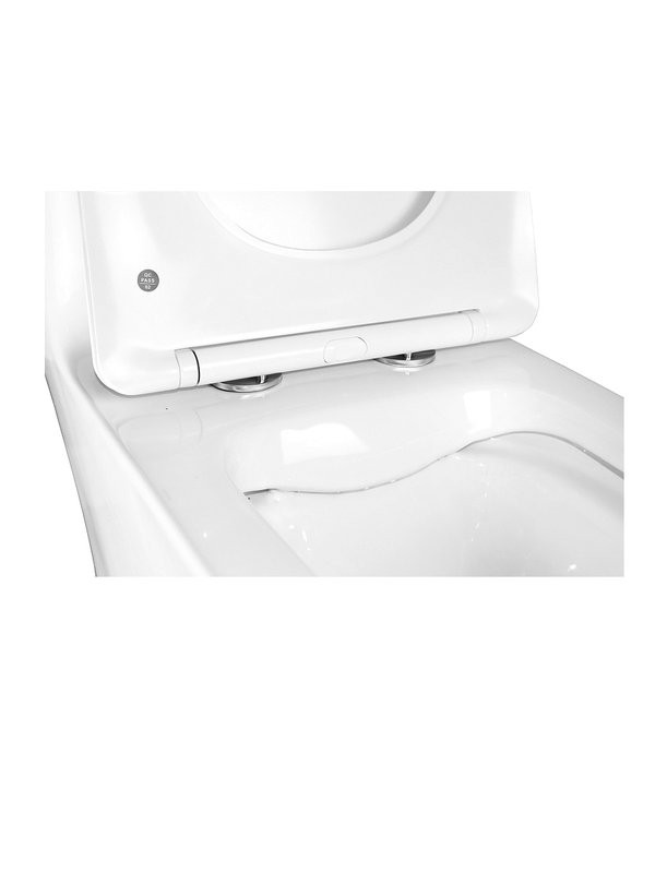 Унитаз-моноблок напольный AZARIO Stoun AZ-1109 глянцевый белый