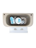 Унитаз-моноблок напольный AZARIO Stoun AZ-1109 глянцевый белый