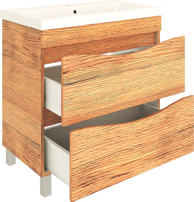 Мебель для ванной комнаты Emmy Дакота 70 рустик соломенный