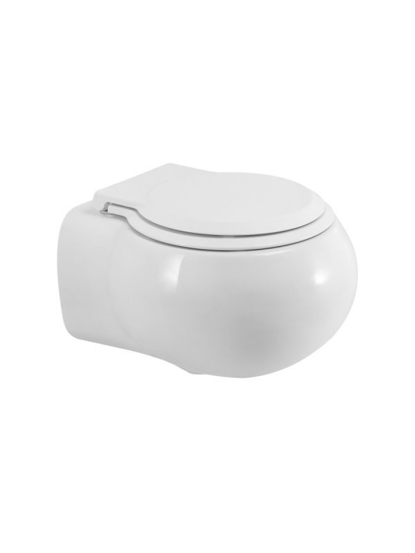 Унитаз подвесной Cezares Grande CZR-308-TH-TOR/SC безободковый, сиденье с микролифтом