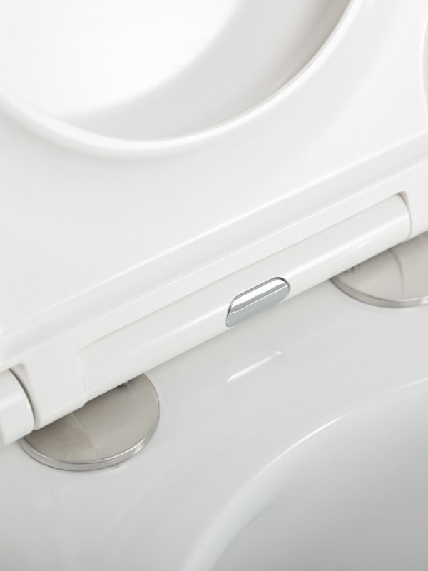 Унитаз подвесной Cezares Grande CZR-308-TH-TOR/SC безободковый, сиденье с микролифтом