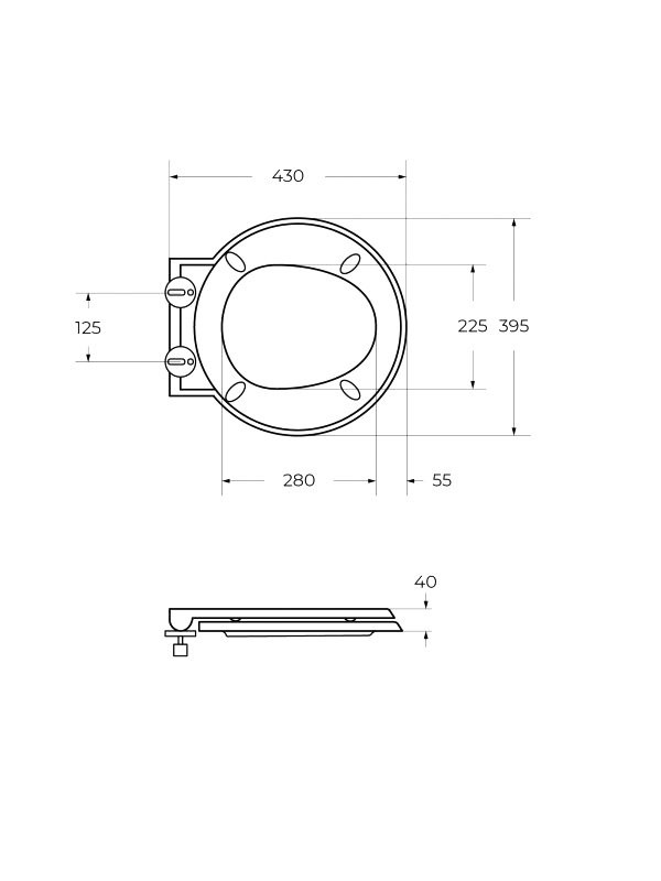 Унитаз подвесной Cezares Grande CZR-308-TH-TOR/SC безободковый, сиденье с микролифтом