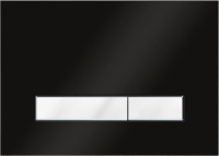 Кнопка смыва Lavinia Boho RelFix 38050701 черная, белая