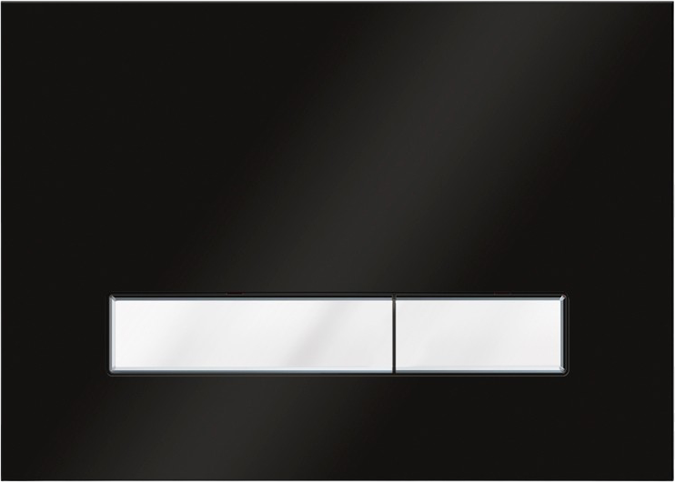 Кнопка смыва Lavinia Boho RelFix 38050701 черная, белая