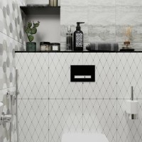 Кнопка смыва Lavinia Boho RelFix 38050701 черная, белая