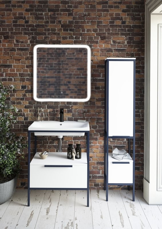 Мебель для ванной комнаты Sanflor Лорд 70 напольная, белая матовая