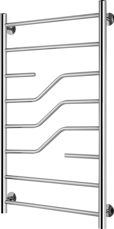 Полотенцесушитель электрический Secado Риволи 4603777458010 105x55 см, подключение справа, глянцевый хром, лесенка