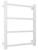 Полотенцесушитель электрический Стилье Формат 26 30526-6050 60x55 см, подключение справа, скрытое подключение справа, матовый белый, лесенка
