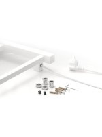 Полотенцесушитель электрический Стилье Формат 26 30526-6050 60x55 см, подключение справа, скрытое подключение справа, матовый белый, лесенка