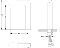 Смеситель для раковины Timo Torne 4311/00-16F