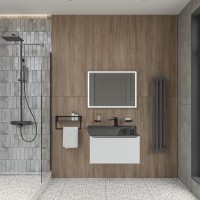 Полотенцесушитель электрический EWRIKA Пенелопа P4 120, графит