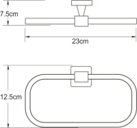 Полотенцедержатель Wasserkraft Dill K-3960 Полотенцедержатель Wasserkraft Dill K-3960