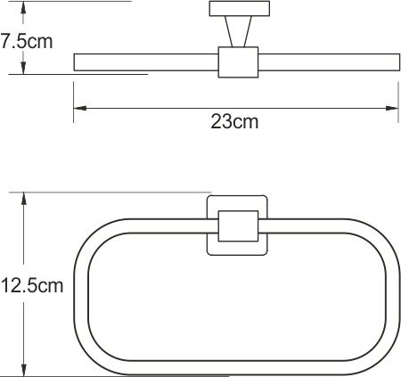 Полотенцедержатель Wasserkraft Dill K-3960