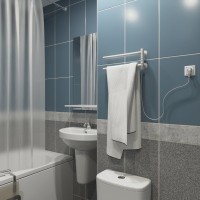 Полотенцесушитель электрический Маргроид Cook 1840-1049-9016R 19х40.5 R, белый матовый