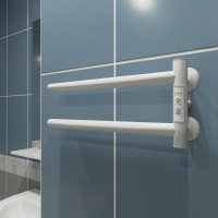 Полотенцесушитель электрический Маргроид Cook 1840-1049-9016R 19х40.5 R, белый матовый