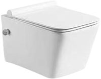 Унитаз подвесной SantiLine SL-5004SM-BD безободковый, с микролифтом