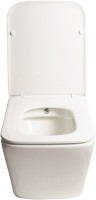 Унитаз подвесной SantiLine SL-5004SM-BD безободковый, с микролифтом