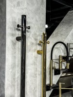 Полотенцесушитель электрический Boheme Uno 726-G 150x12, gold