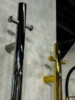 Полотенцесушитель электрический Boheme Uno 726-G 150x12, gold