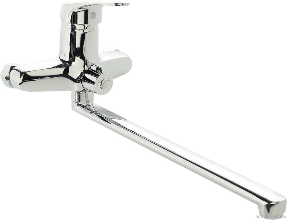 Смеситель с длинным изливом для ванны Agger Exact A2121100