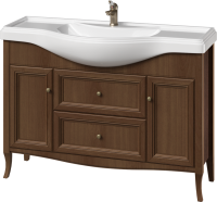 Тумба под раковину без столешницы Caprigo Лион 120 орех античный