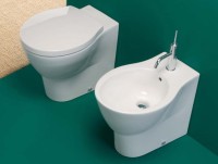 Биде напольное Hatria Nido Y0QW01 белое