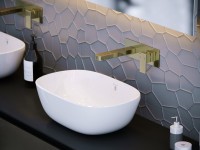 Смеситель для раковины Timo Selene 2071/17SM С ВНУТРЕННЕЙ ЧАСТЬЮ  золото