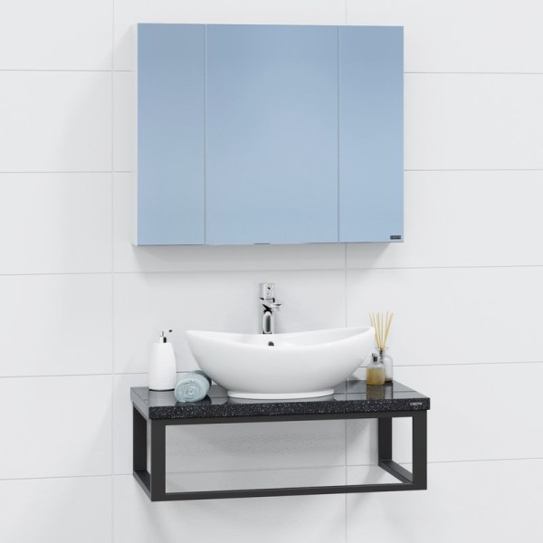 Мебель для ванной комнаты СаНта №1 80 подвесная, муар, млечный путь