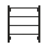 Полотенцесушитель электрический Grota Simple K RAL9005 EL 53х60, матовый черный