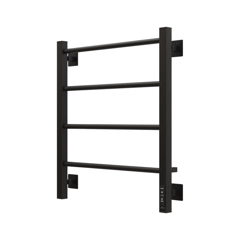 Полотенцесушитель электрический Grota Simple K RAL9005 EL 53х60, матовый черный