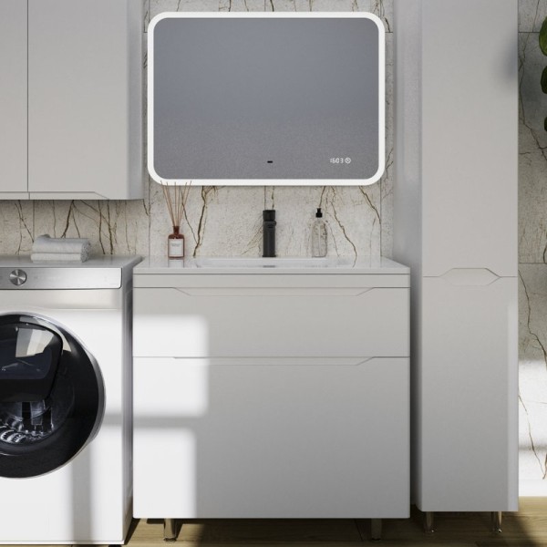 Мебель для ванной комнаты Style Line Марелла 90 подвесная, белый глянец