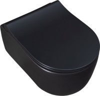 Унитаз подвесной Allen Brau Priority 4.31002.31 безободковый, с микролифтом, черный