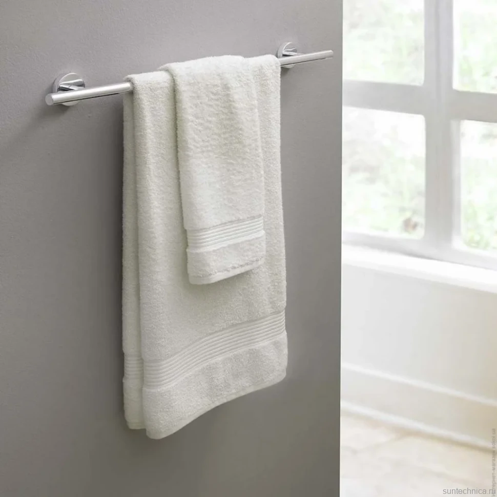 Набор Мыльница Hansgrohe Logis + Дозатор + Стакан + Полотенцедержатель 40512000 двойной + Полотенцедержатель 60 см + Ершик + Держатель с крышкой + Крючок