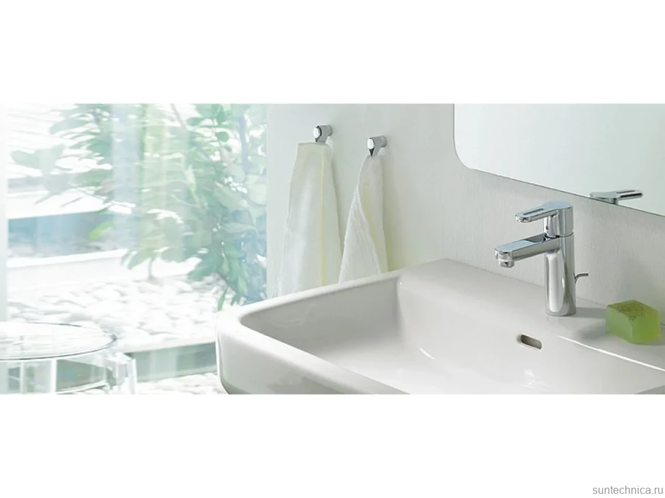 Набор Мыльница Hansgrohe Logis + Дозатор + Стакан + Полотенцедержатель 40512000 двойной + Полотенцедержатель 60 см + Ершик + Держатель с крышкой + Крючок