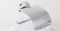 Набор Мыльница Hansgrohe Logis + Дозатор + Стакан + Полотенцедержатель 40512000 двойной + Полотенцедержатель 60 см + Ершик + Держатель с крышкой + Крючок