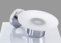 Набор Мыльница Hansgrohe Logis + Дозатор + Стакан + Полотенцедержатель 40512000 двойной + Полотенцедержатель 60 см + Ершик + Держатель с крышкой + Крючок