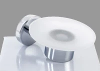 Набор Мыльница Hansgrohe Logis + Дозатор + Стакан + Полотенцедержатель 40512000 двойной + Полотенцедержатель 60 см + Ершик + Держатель с крышкой + Крючок
