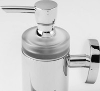 Набор Мыльница Hansgrohe Logis + Дозатор + Стакан + Полотенцедержатель 40512000 двойной + Полотенцедержатель 60 см + Ершик + Держатель с крышкой + Крючок